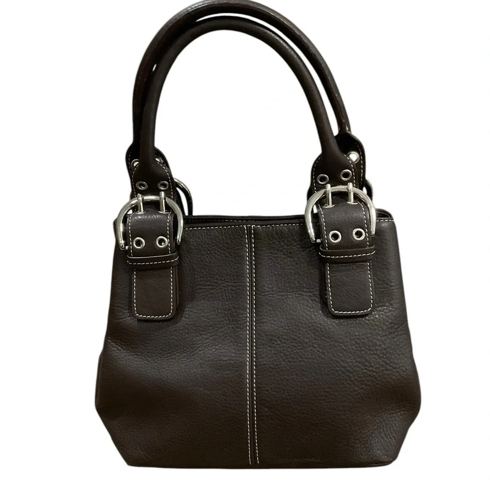 Tignanello Brown Leather Handbag
